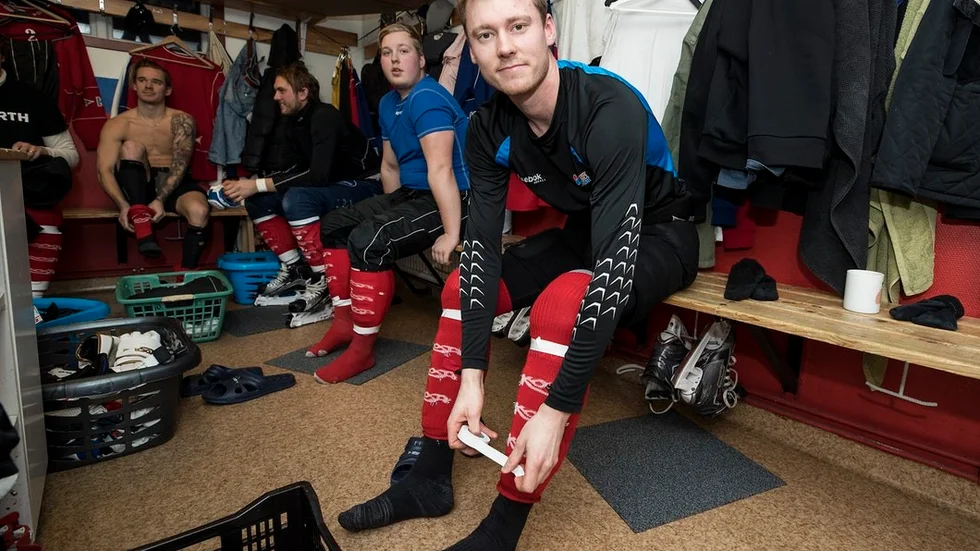 Viktor Nilsson var bäste utespelare i KVBS tyckte tränaren Roger "Gubben" Carlsson. Arkivfoto: Tomas Nilsson