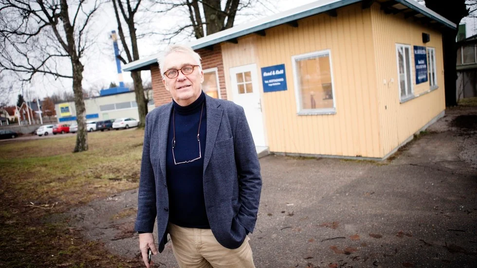 Veterinär Lage Bellström fick in hunden på specialistveterinärstationen.
