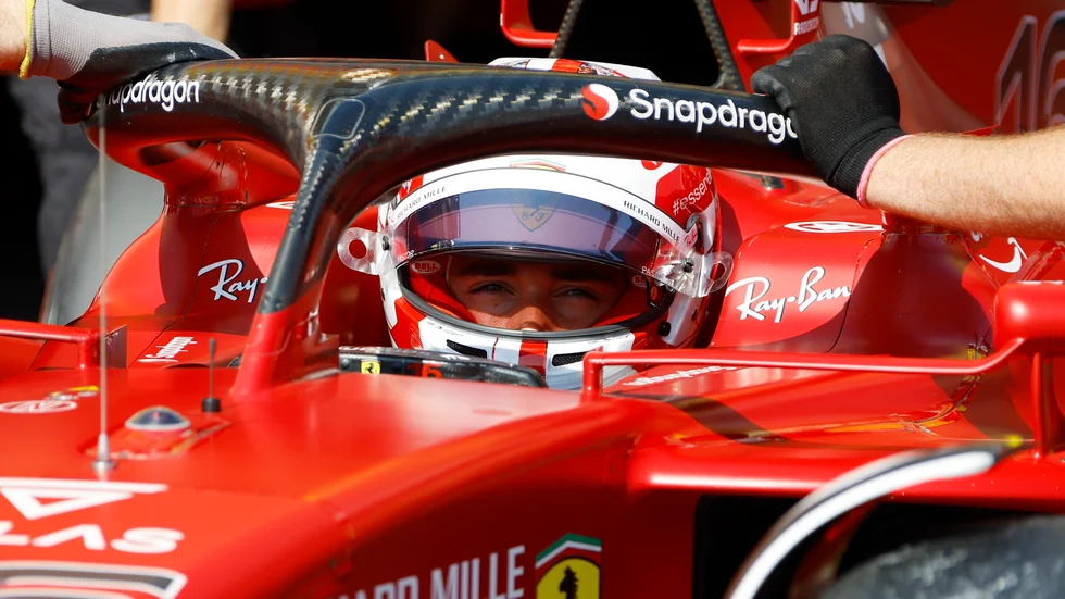 Charles Leclerc får pole position i Frankrike.