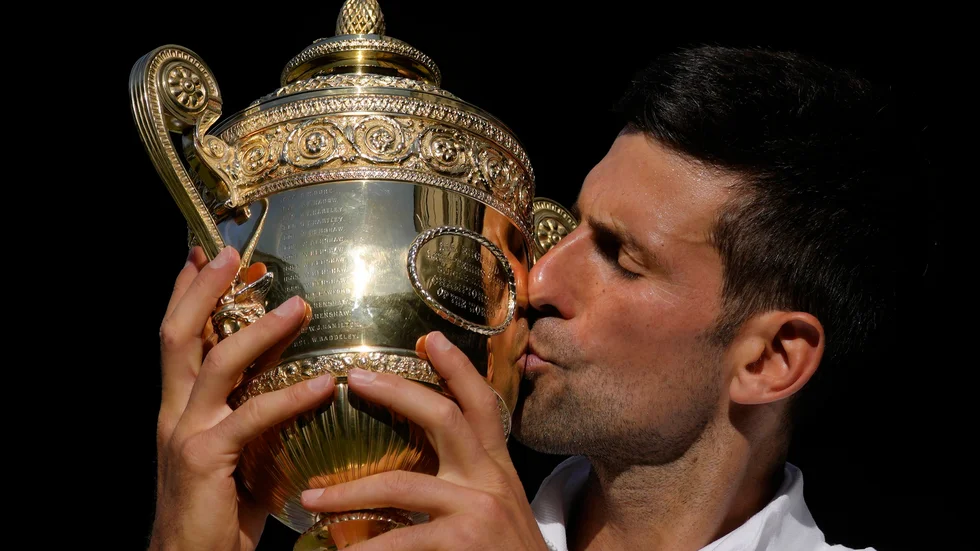 Novak Djokovic vann nyligen Wimbledon. Arkivbild.