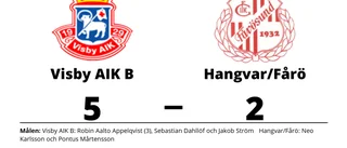 Tre mål av Robin Aalto Appelqvist när Visby AIK B vann