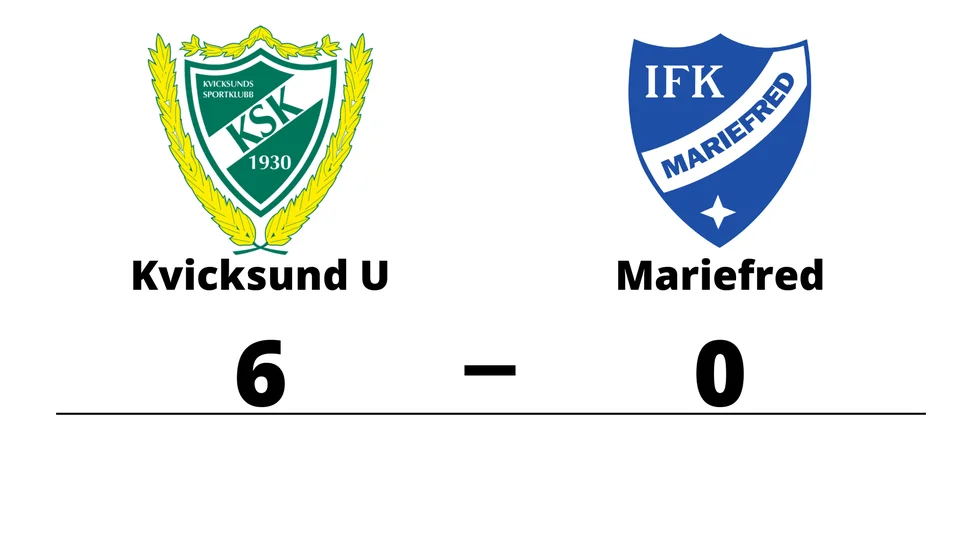 Kvicksunds SK U vann mot IFK Mariefred