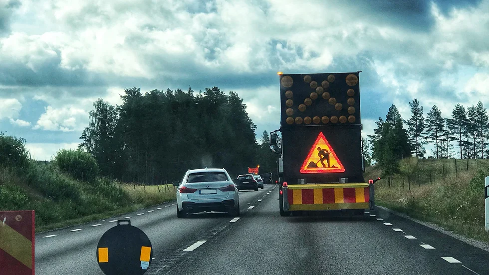 Trafiken påverkas under tisdagen av vägarbete på väg 34.
