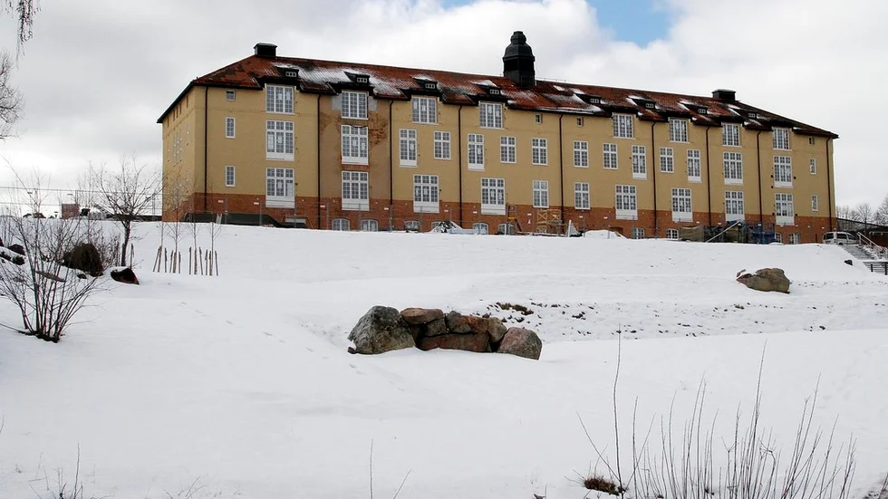 Eldsundsviken, före detta P10, omvandlas till lägenheter.