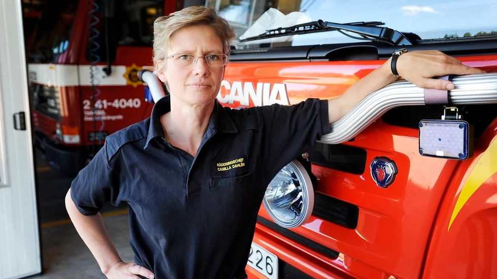 Camilla Dahlén, kommunens räddningschef.