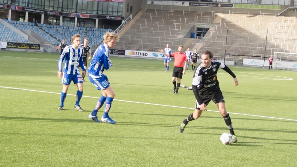 David Strömgren var bra mot just IK Sleipner på Östgötaporten för några veckor sedan, men nu missar han seriepremiären. Foto: Ronny Falck