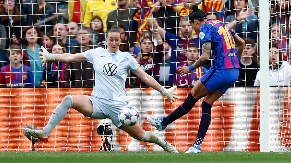 Jennifer Hermoso lämnar Spanien och Barcelona för Mexiko och Pachuca. Arkivbild.