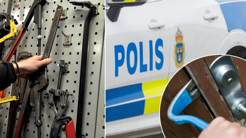 En mängd verktyg med ett totalt godsvärde på 26 000 kronor stals vid ett inbrott i ett garage utanför Nyköping.
