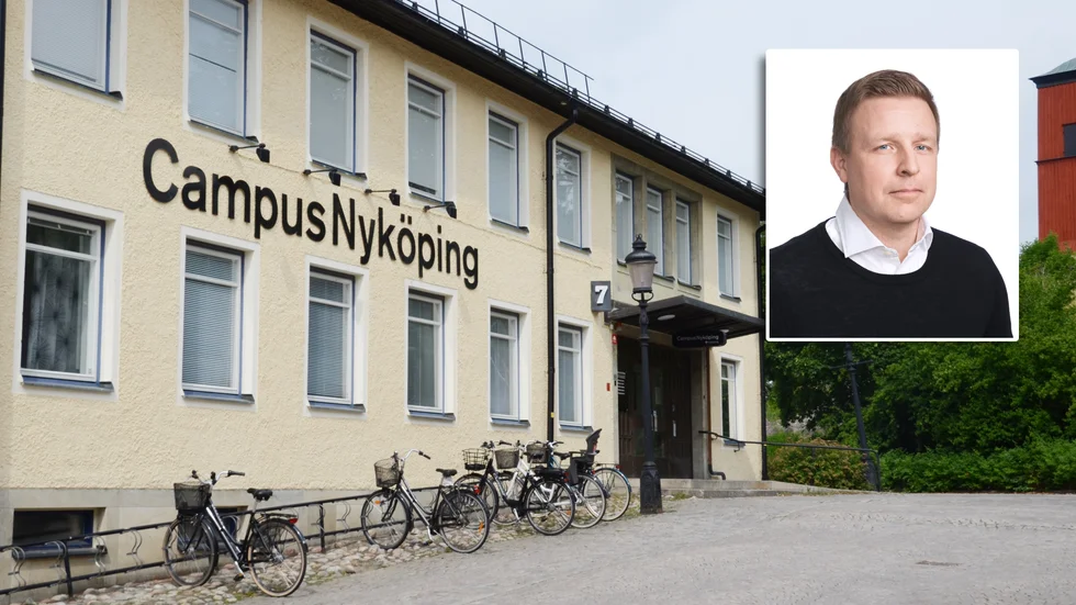 Fredrik Dolk, rektor för högre utbildning vid Campus Nyköping.
