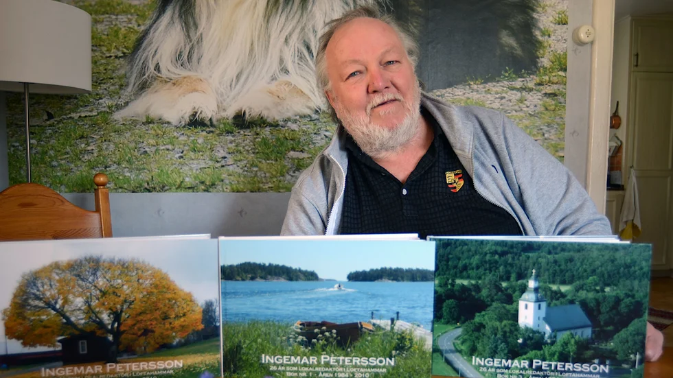 Ingemar Petersson, "IP", gjorde fotoböcker och sålde med bilder som han tagit under årens lopp.