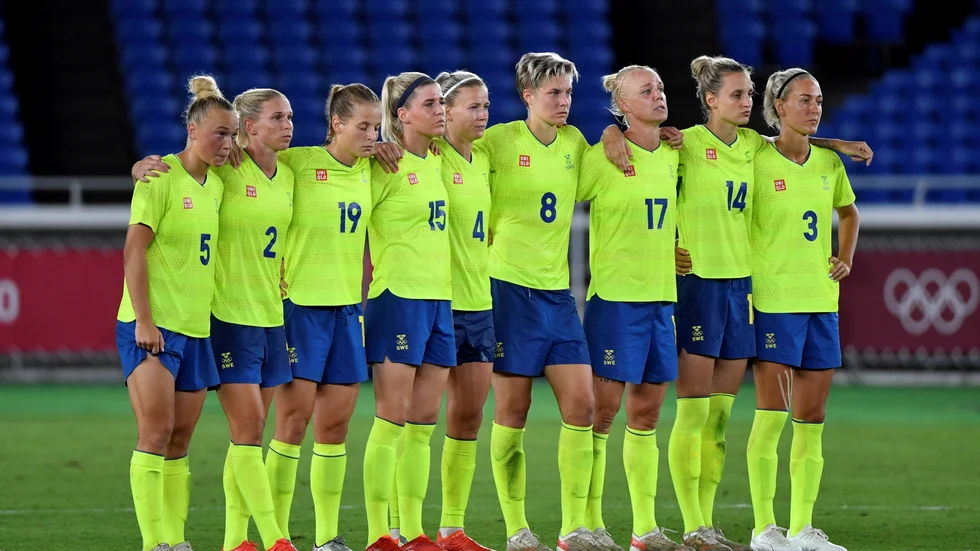 Sverige under OS i Japan i somras. Arkivbild.
