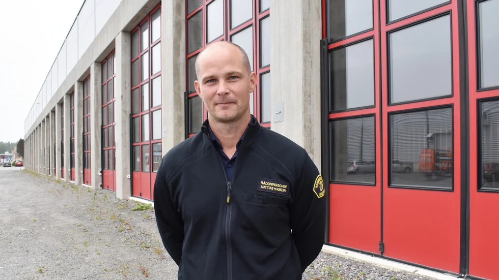 Det behöver tillföras både personella och materiella resurser menar Mattias Hagelin, räddningschef i Skellefteå. Arkivbild.