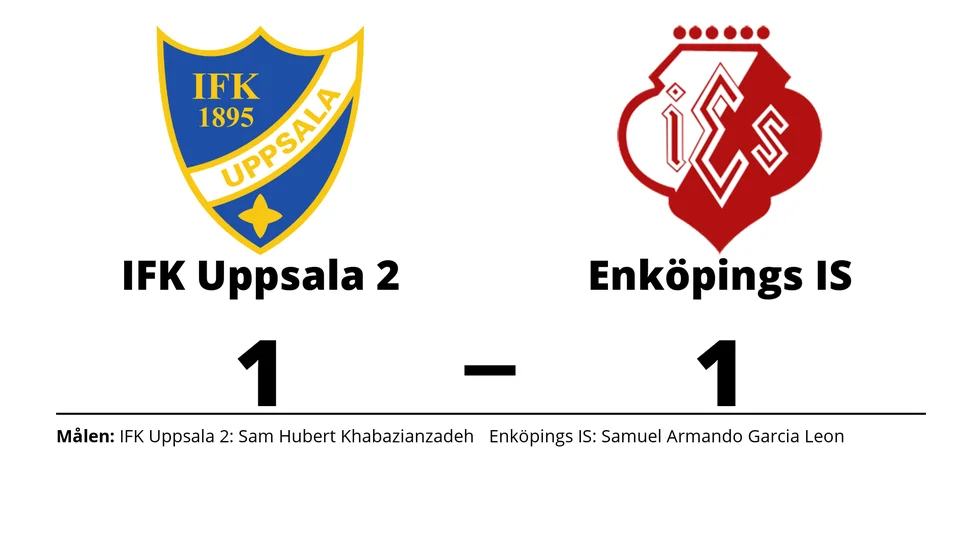 IFK Uppsala 2 spelade lika mot Enköpings IS
