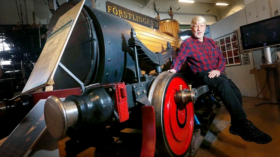 Ralph Angestam på Munktellmuseet.