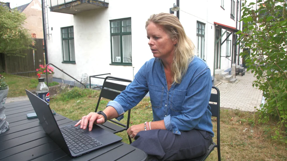 Johanna Bergbom är förälder till en av eleverna på nedläggningshotade Polhemskolan.