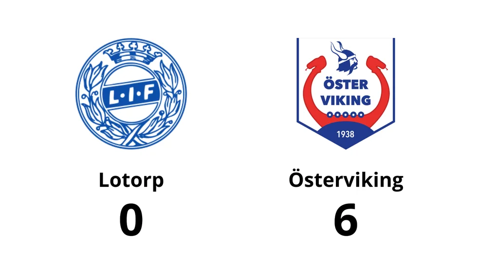 Lotorps IF förlorade mot IK Österviking