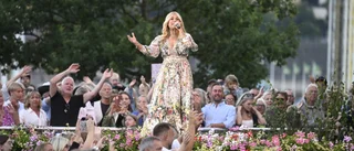 Pernilla Wahlgrens besked om Allsång på Skansen