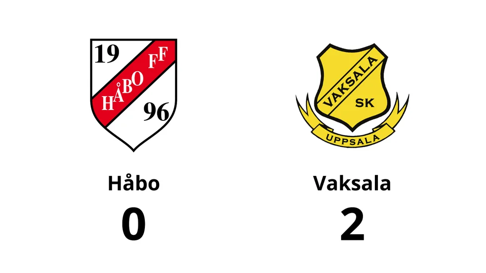 Håbo FF förlorade mot Vaksala SK