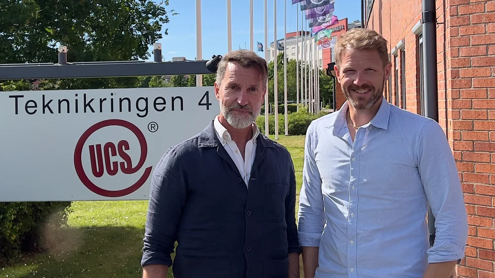 Alberto Necovski, vd på UCS IT Solutions, och Marcus Alsér, vd på UCS Mindbite. "Genom att integrera Valvea stärker vi vår position i södra Sverige och kan erbjuda ett bredare spektrum av tjänster," säger Alberto Necovski, i ett pressmeddelande.