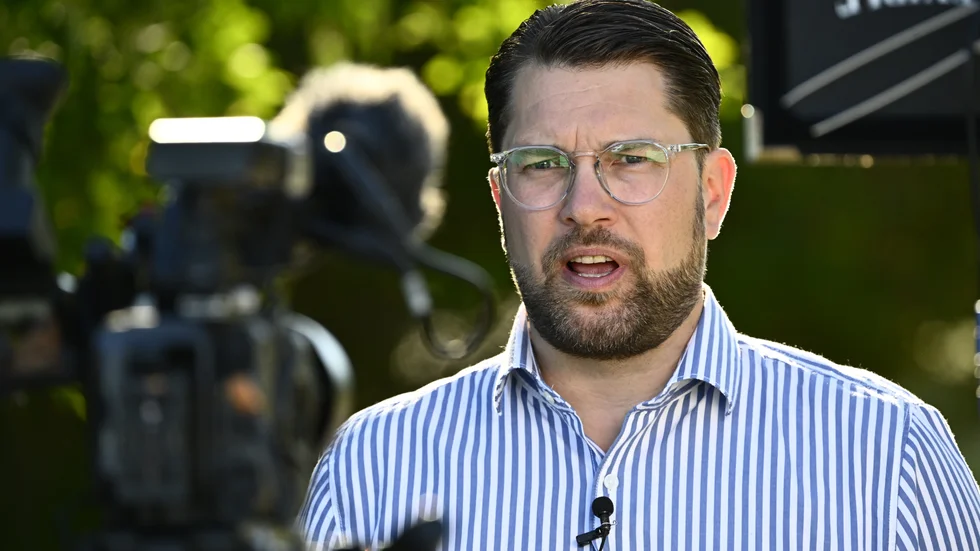 Sverigedemokraternas partiledare Jimmie Åkesson. Arkivbild.