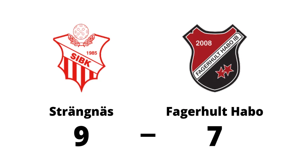 Strängnäs IBK vann mot Fagerhult Habo IB