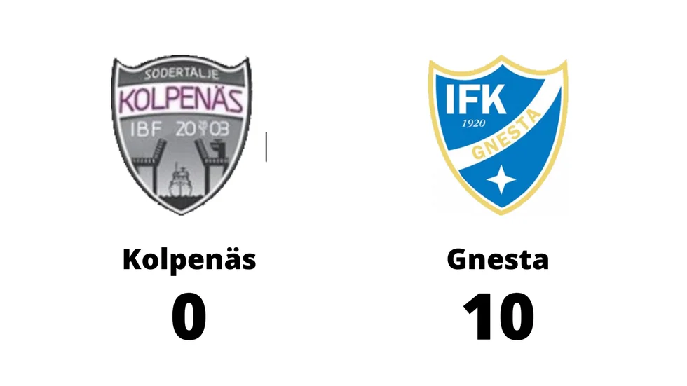 Kolpenäs IBF förlorade mot IFK Gnesta