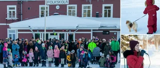 Kraftfull demonstration i Glommersträsk