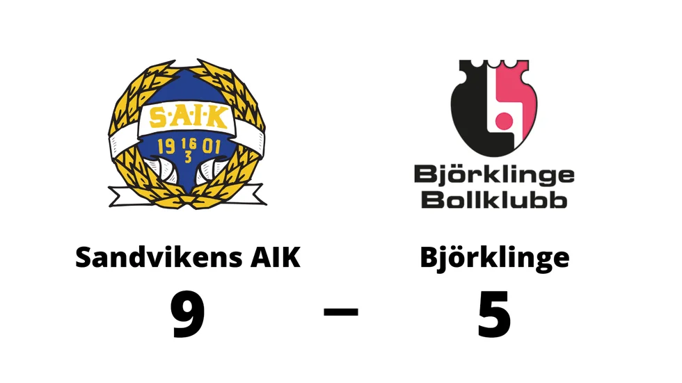 Sandvikens AIK vann mot Björklinge BK