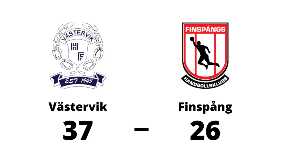 Västerviks HF vann mot Finspångs HK