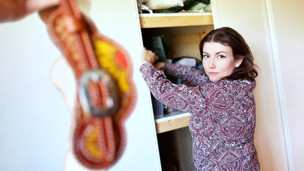 "Jag har alltid haft ett behov av att skapa saker och göra saker med händerna", berättar Lisa Nilsson om sin kreativitet. 