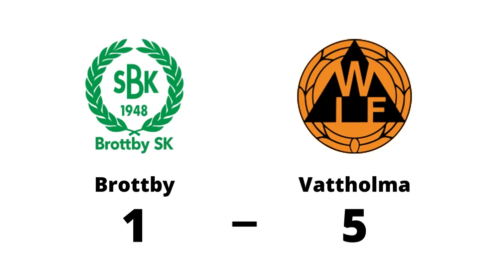 Brottby SK förlorade mot Vattholma IF