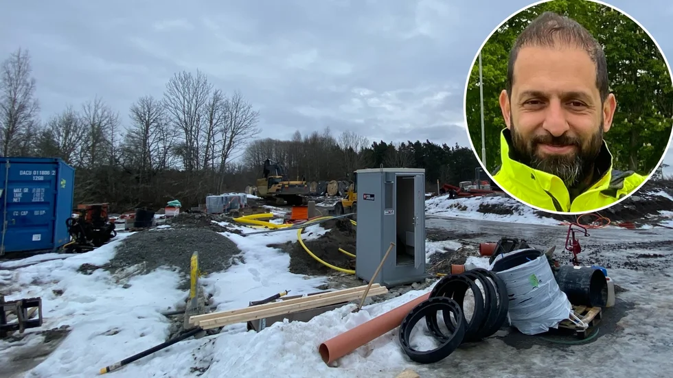 Manhal Muwaffak, chef för Strängnäs kommuns projektenhet, berättar att besiktningen av Brobyholm blev godkänd men att kommunen ändå kan ta ut ett vite från entreprenören Mavab för missat slutdatum.