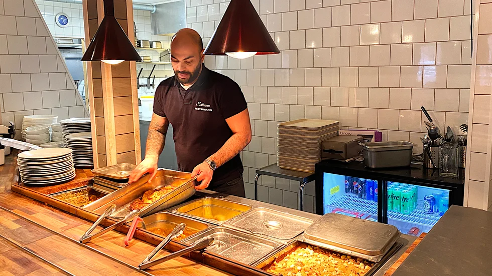 Restaurang Salouma i Enköping ska säljas. Musse Elsayed har lagt ut den till färsäljning via annons.