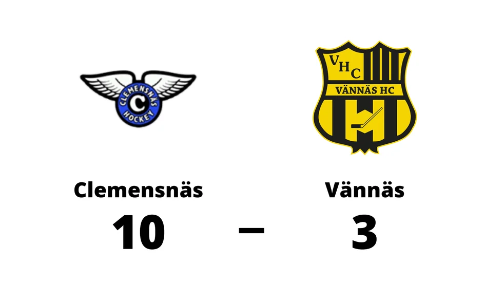 Clemensnäs HC vann mot Vännäs HC