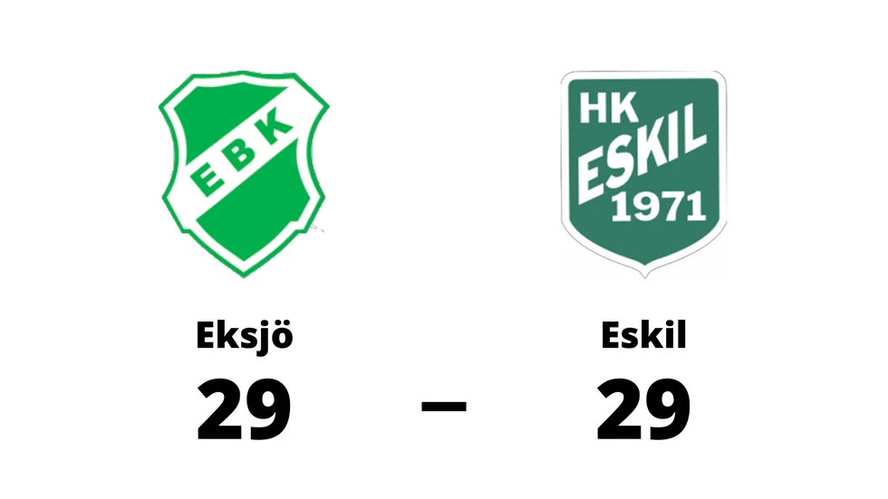 Eksjö spelade lika mot Eskil