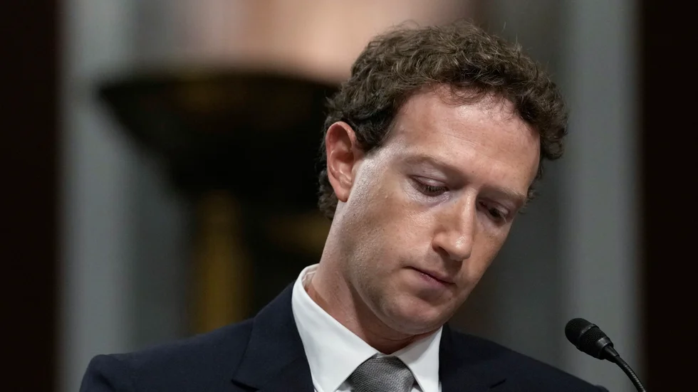 Mark Zuckerberg, högste chef på Facebooks ägarbolag Meta. Arkivbild.