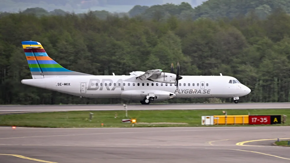 Flygbolaget BRA kommer att trafikera sträckan Norrköping-Visby med flygplanet ATR 72-600.
