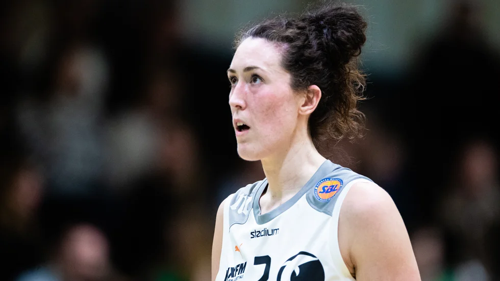 Kate Oliver var en gigant under korgarna i matchen mot Alvik.