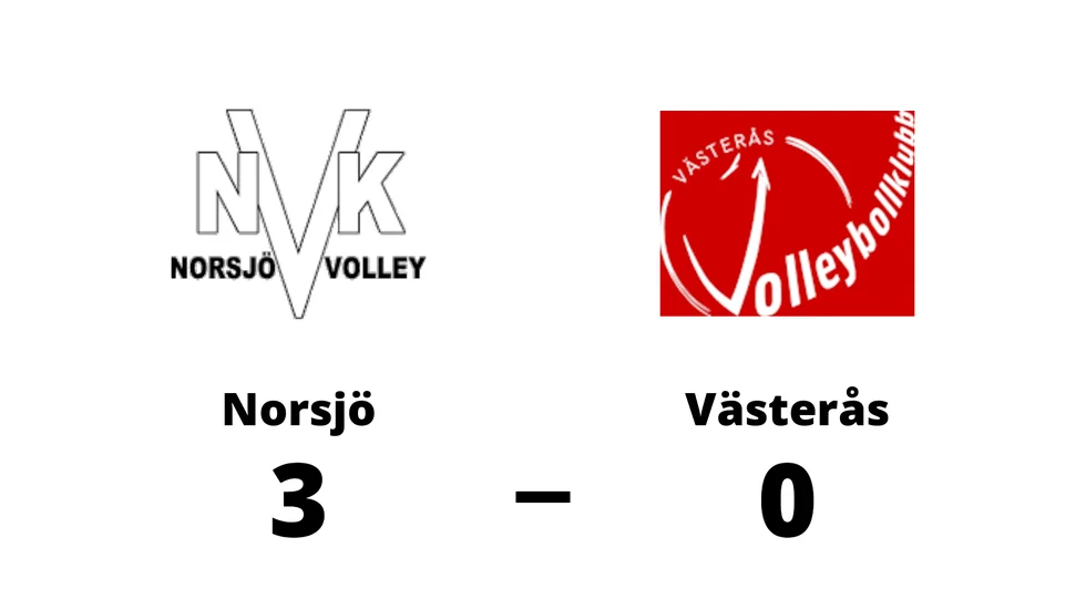 Norsjö VBK vann mot Västerås VBK