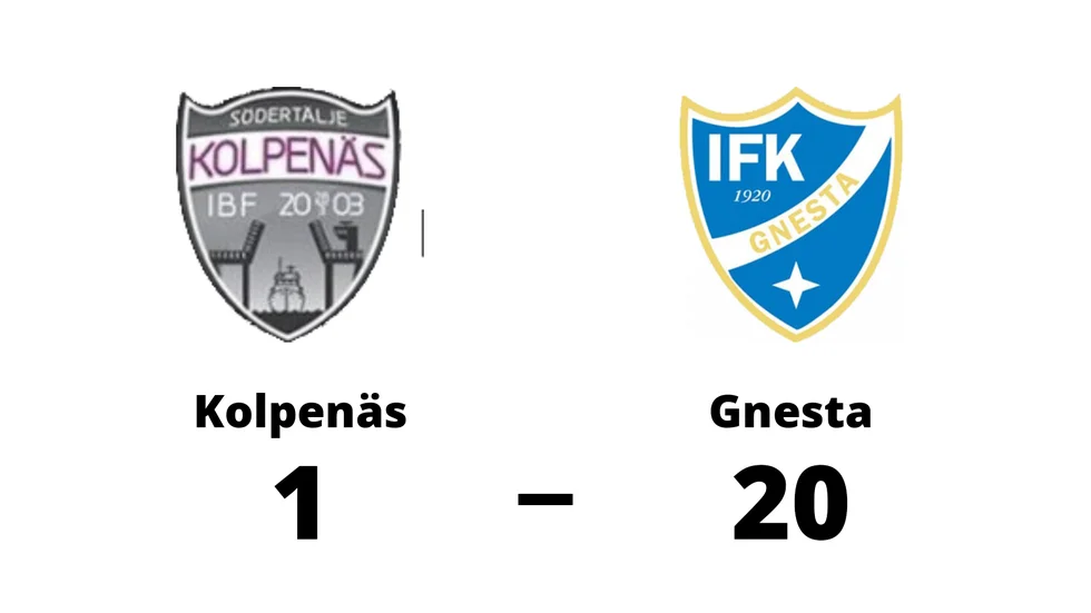 Kolpenäs IBF förlorade mot IFK Gnesta