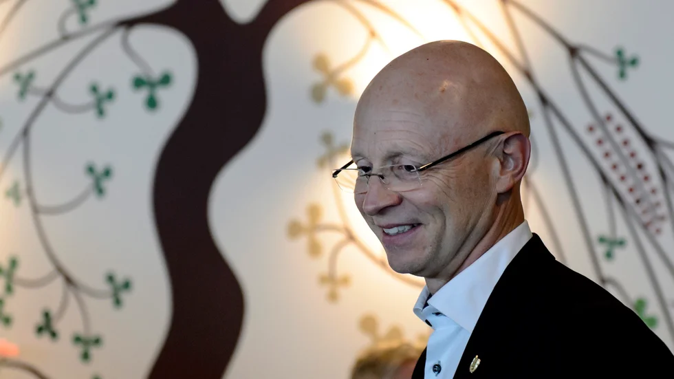 Jim Brithén, tidigare tränare för LHC och Rögle, numer hockeyengagerad pensionär.