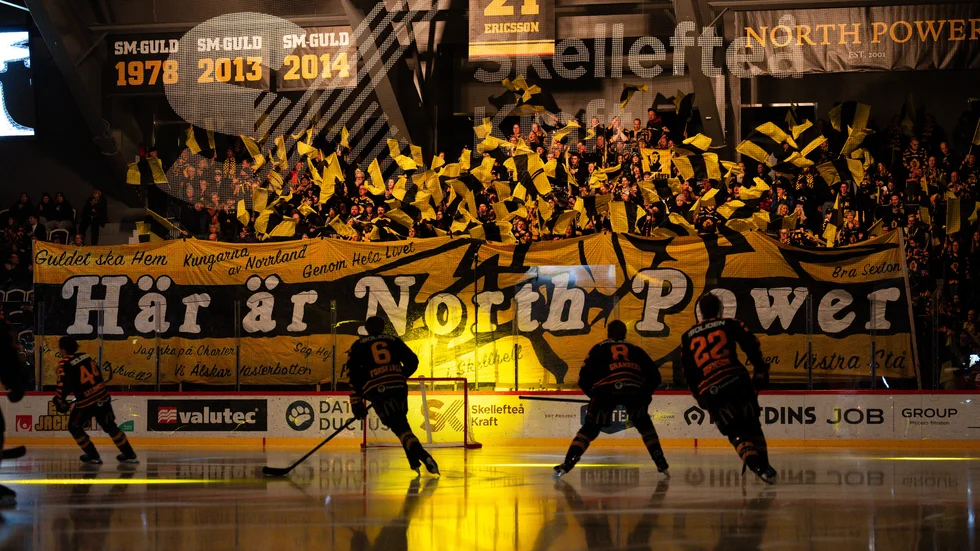 Många publikfester väntar i Skellefteå Kraft arena när slutspelsvåren nu är här.
