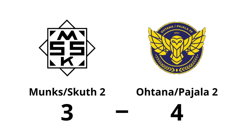 Munksund/Skuthamn SK 2 förlorade mot Ohtana/Pajala FF 2