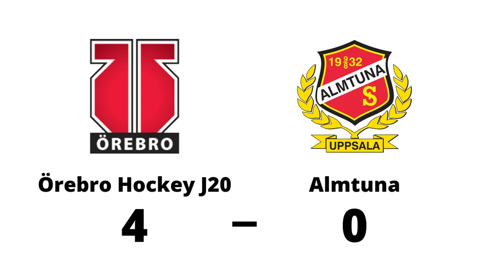 Örebro Hockey J20 vann mot Almtuna
