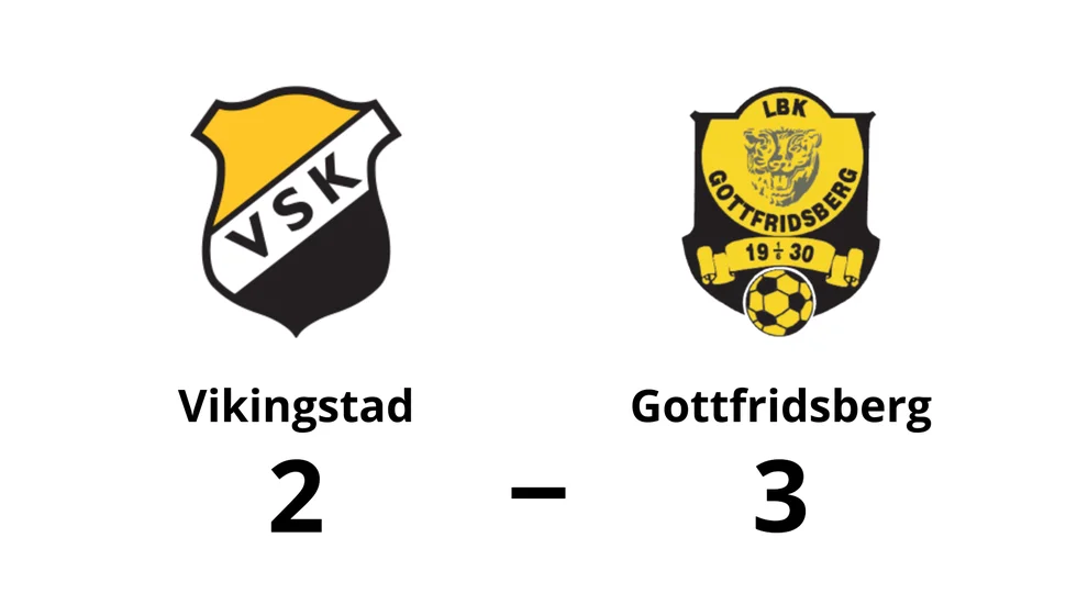 Vikingstad SK förlorade mot LBK Gottfridsberg