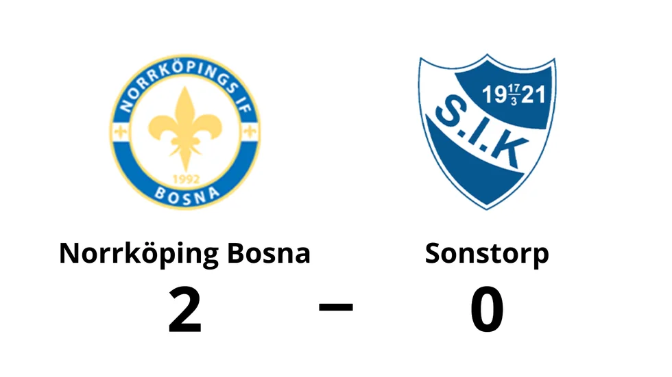 Norrköpings IF Bosna vann mot Sonstorps IK