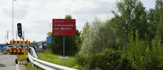 Stor trafikpåverkan när kantbalkar på bro måste bytas