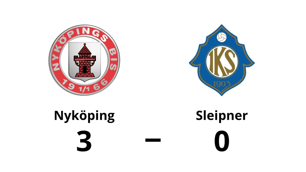 Nyköping vann mot IK Sleipner