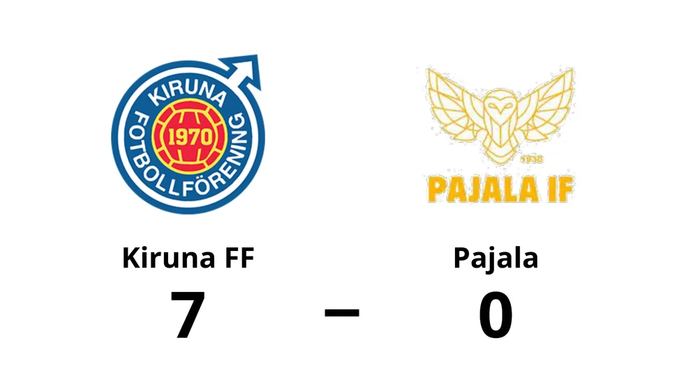 Kiruna FF vann mot Pajala IF