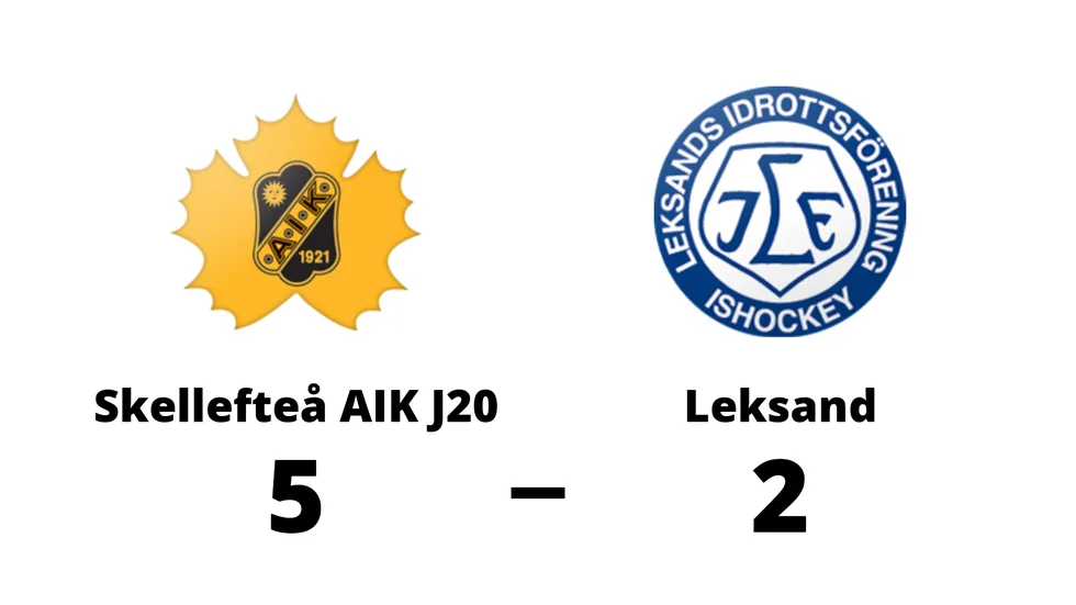 Skellefteå AIK J20 vann mot Leksand